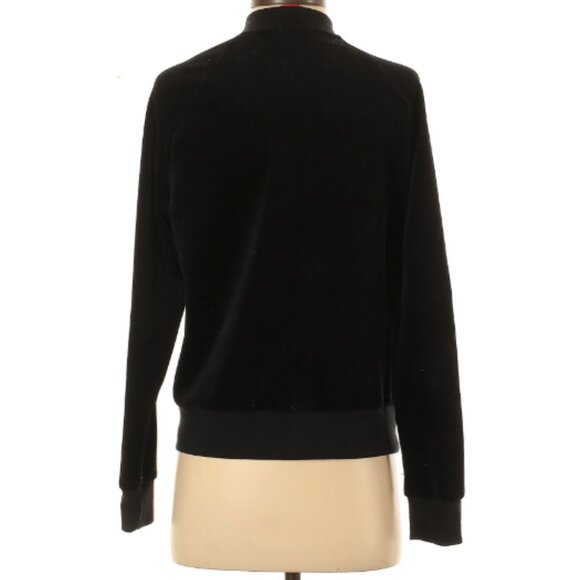 Nike Black Velour Full Zip Track Jacket - Size XS - EUC - Picture 3 of 6